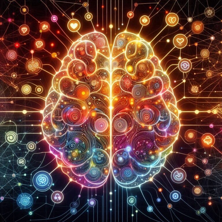 Emotional intelligence brain network visualization